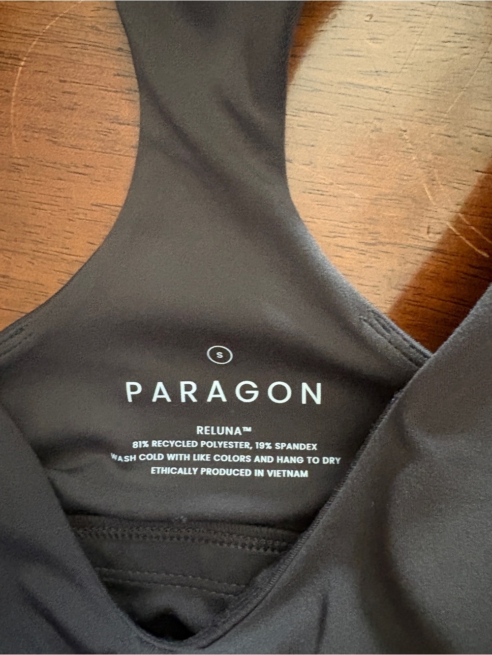 PARAGON Brown Ruched Racerback Sports Bralette - Picture 3 of 3